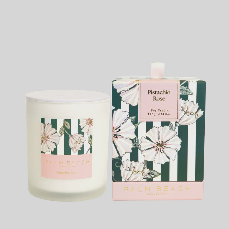 Standard Candle 420g Pistachio Rose