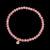 Pink jade healing gem bracelet