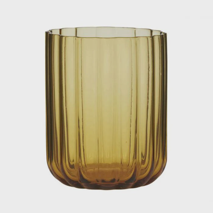 Hazel Glass Tumbler amber