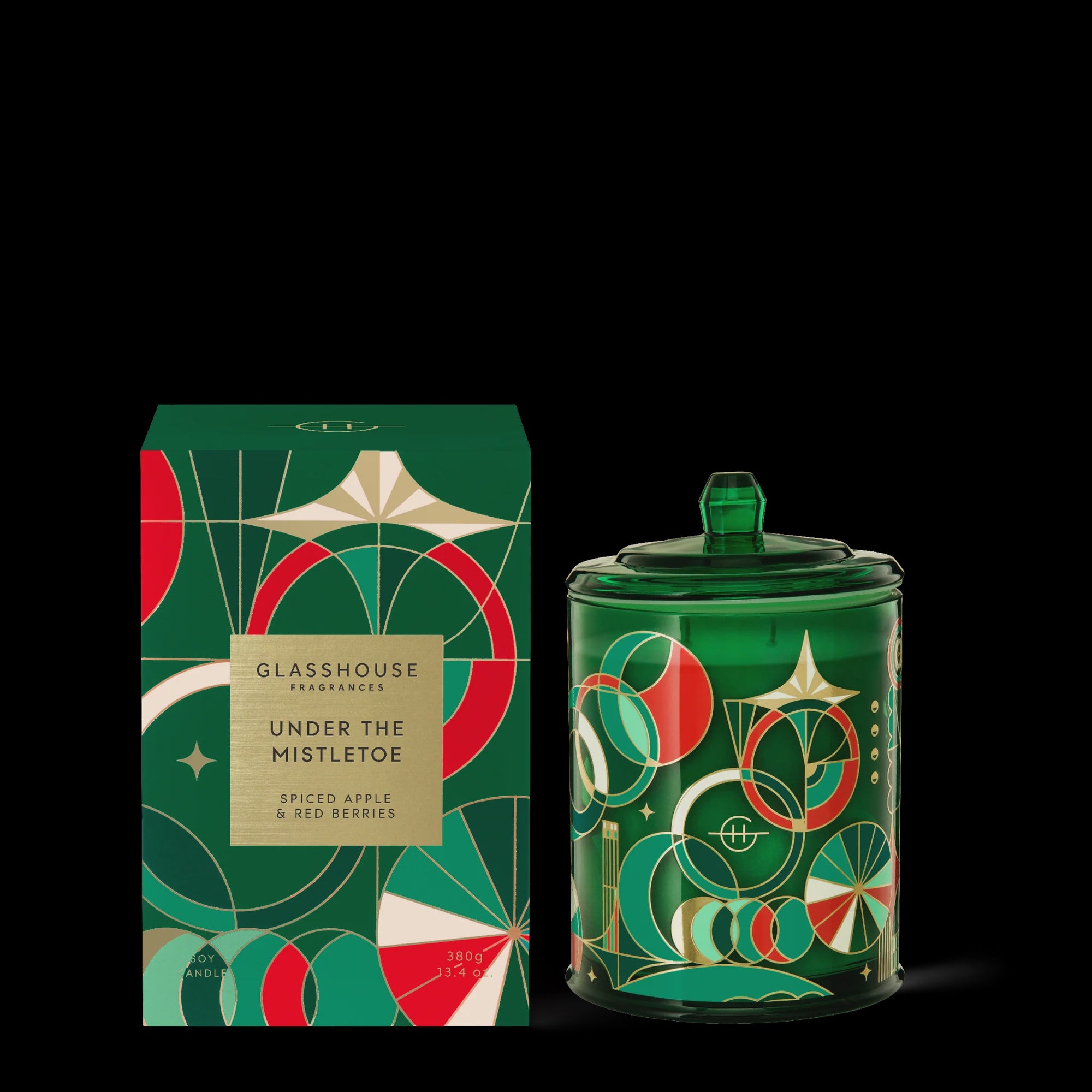 GF 380g Candle - Christmas - Under The Mistletoe - X24