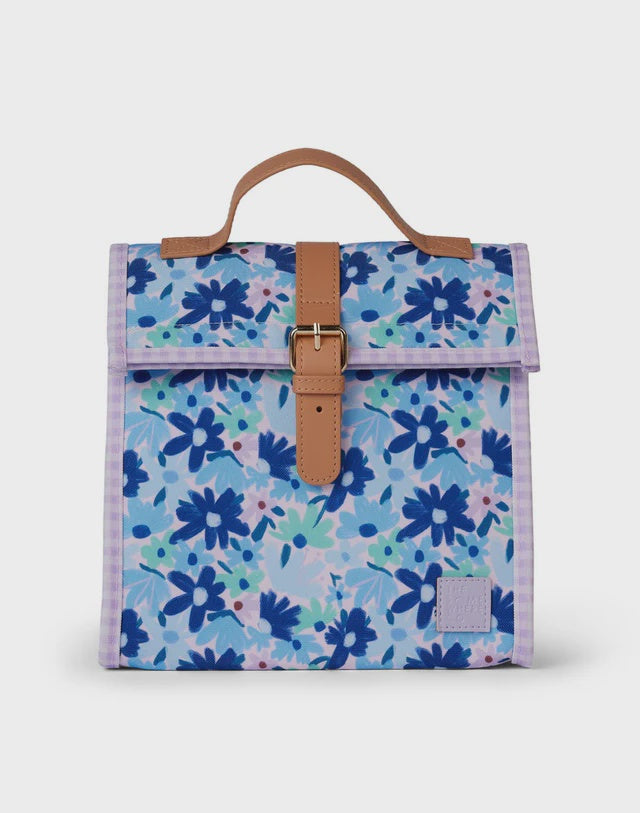 Blue Meadow Lunch Satchel