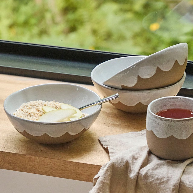 Bowls  4Pk  Breakfast In Bed - snow