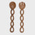 Twist Wood Salad Servers 28cm S/2