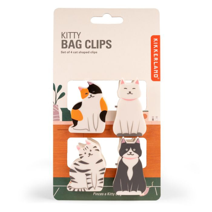 Kitty Bag Clips-Set of 4