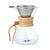 Leaf & Bean Glass Coffee Pot with Stainless Steel Filter