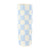 Lulu Coll Check Vase 29.99 P  10.5x28.2cm Blue