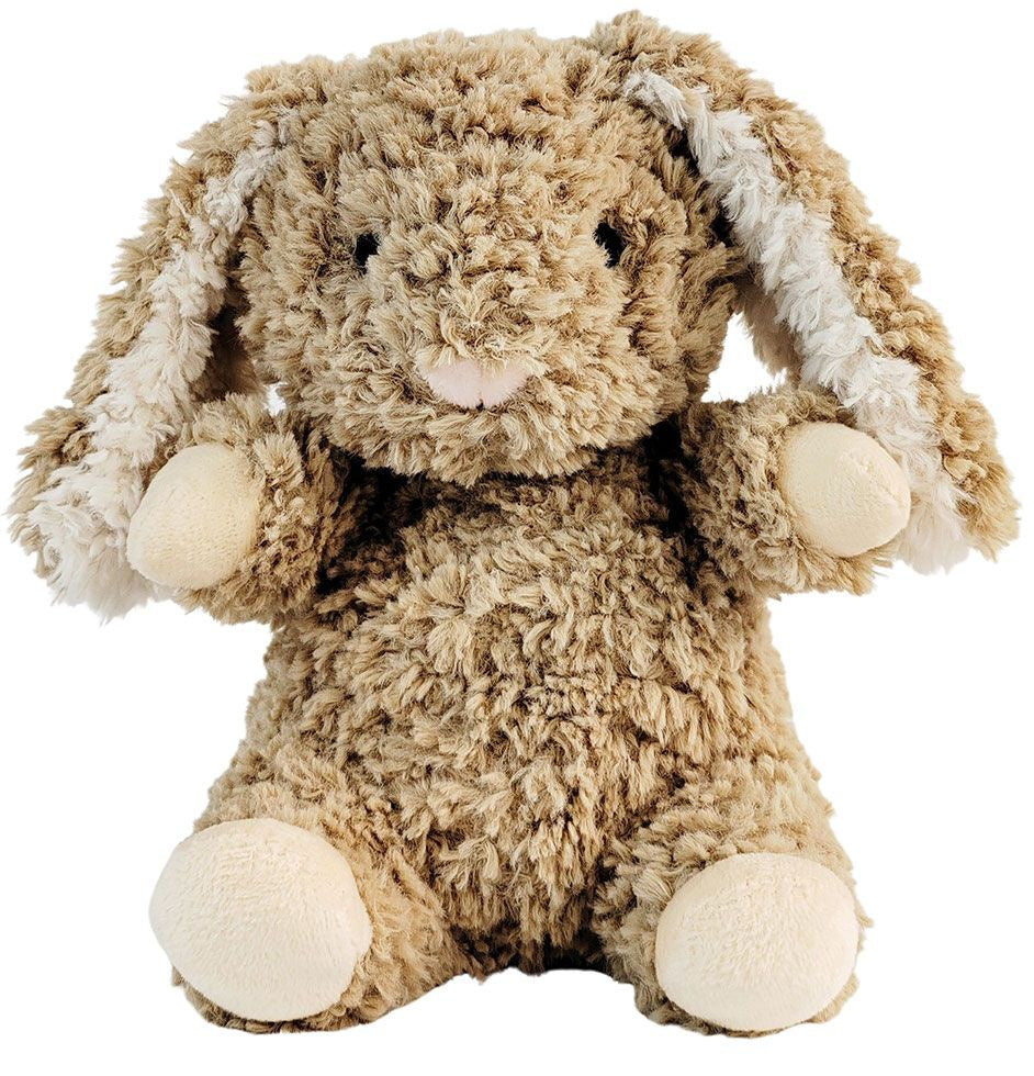 Curly Rabbit Soft Toy Beige 18cm