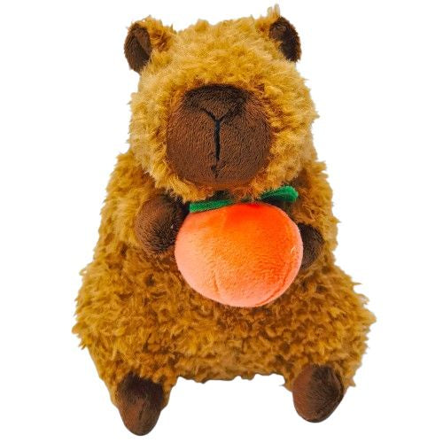 Curly Capybara Soft Toy Brown 18cm